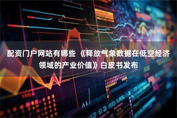 配资门户网站有哪些 《释放气象数据在低空经济领域的产业价值》白皮书发布